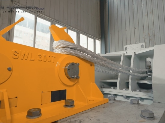 Gancio a sgancio rapido offshore 250T certificato di classe BV per il progetto del sud-est asiatico