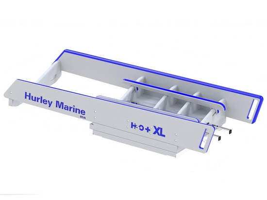 Sistema H3O+ XL per gommoni con gru a palo