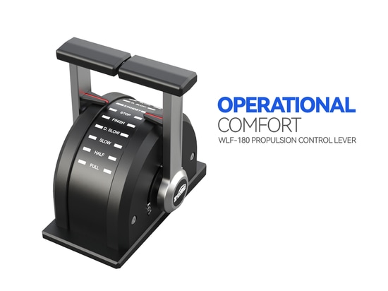 Aspetti fondamentali della progettazione orientata al comfort per le manopole di controllo della propulsione su larga scala