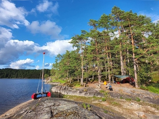Avventura di più giorni sul lago STORA LE in Svezia