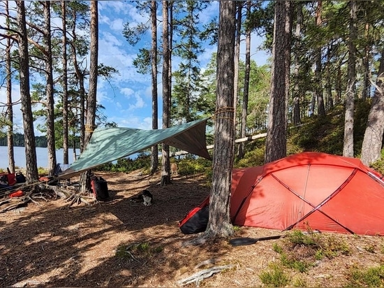 Avventura di più giorni sul lago STORA LE in Svezia