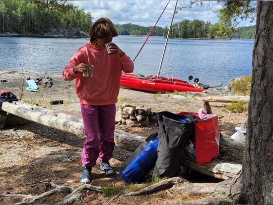 Avventura di più giorni sul lago STORA LE in Svezia