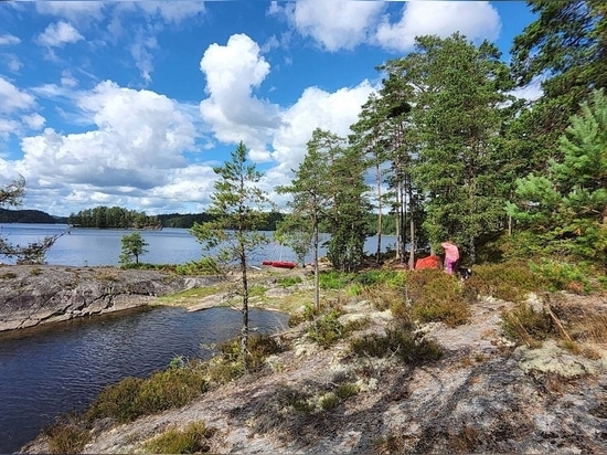 Avventura di più giorni sul lago STORA LE in Svezia