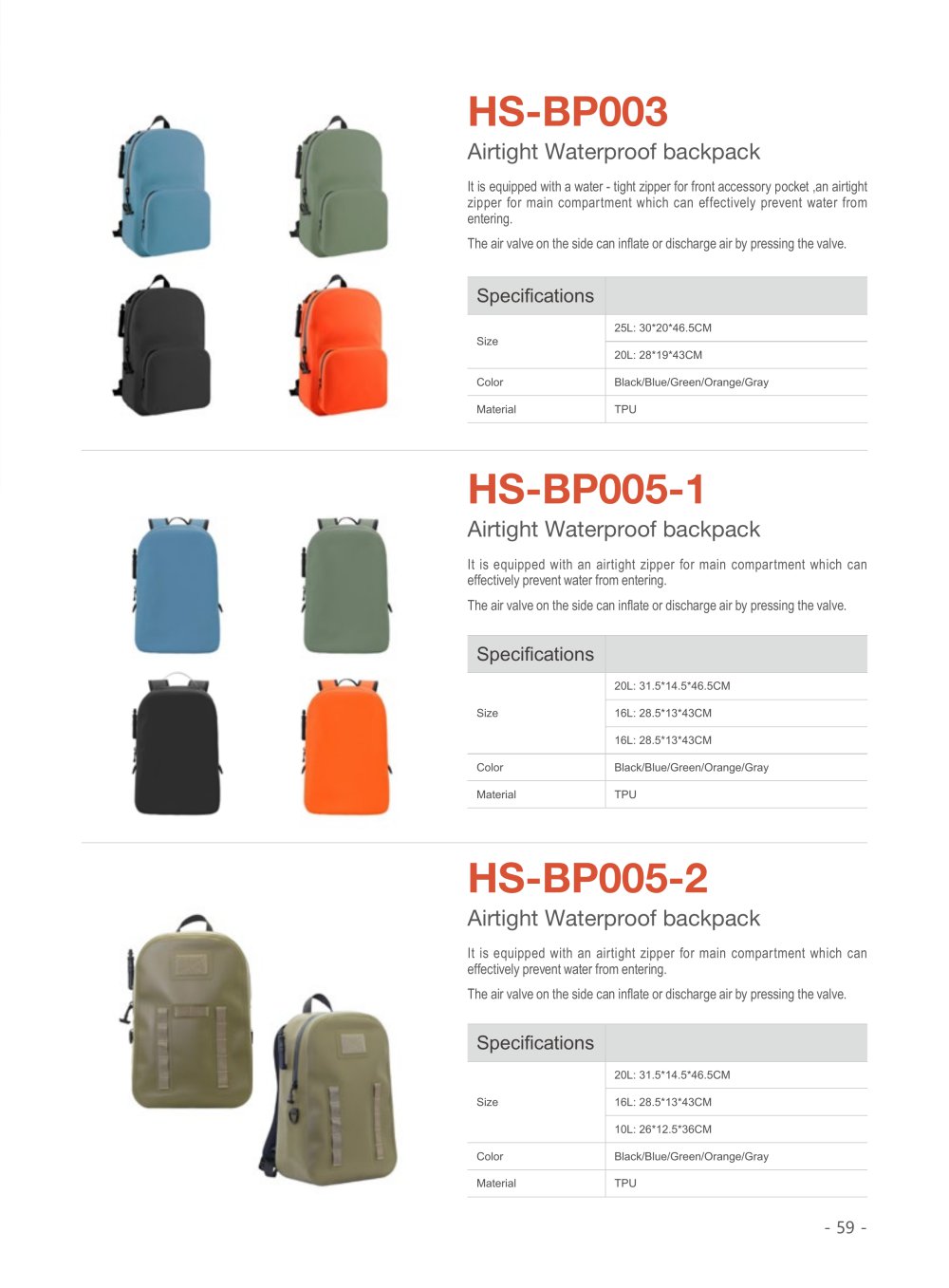 Havospark Waterproof backpack&bag - Shenzhen Hoverstar Flight Technology Co.,LTD