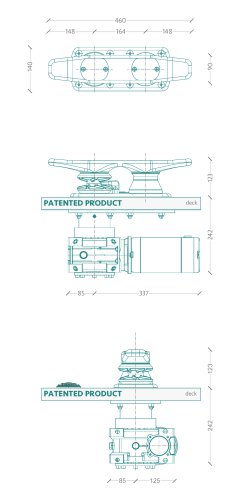 Drawing with size of B2B244H