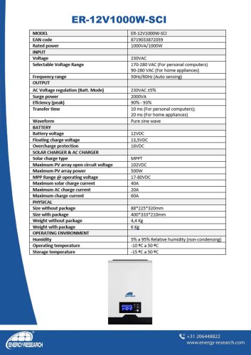 ER-12V1000W-SCI
