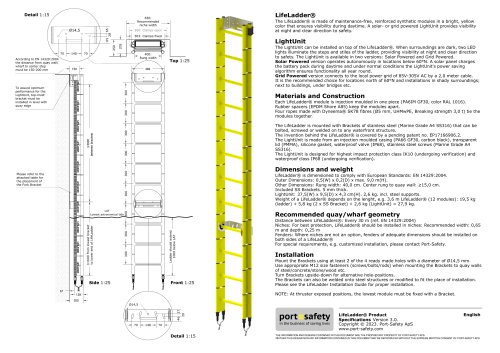 LifeLadder_Product Specifications_English