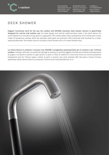 CARBON DECK SHOWER