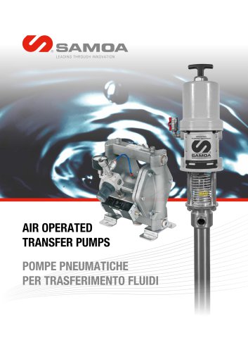 Air operated transfer pumps