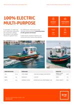 100% ELECTRIC ZERO EMISSIONS VESSEL