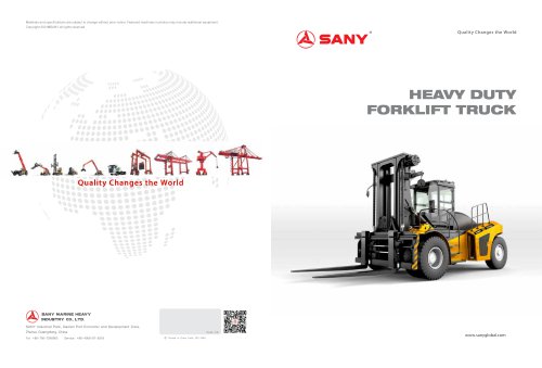 SANY Forklift truck SCP300C2