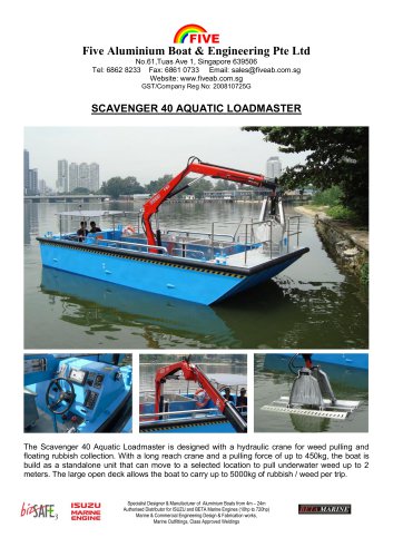 Scavenger 40 Aquatic Loadmaster