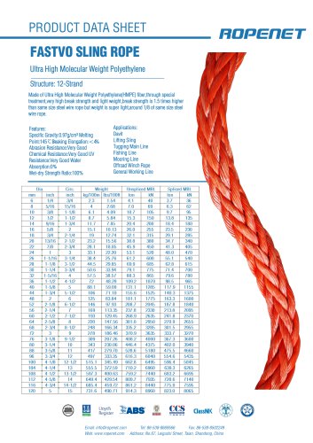 FASTVO SLING ROPE