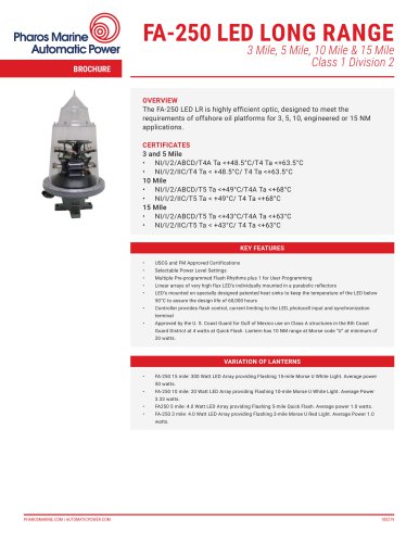 FA-250 LED LONG RANGE