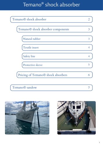Temano&reg; Shock Absorber Catalogue