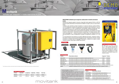 Movitank serbatoi per trasporto in totale esenzione A.D.R.