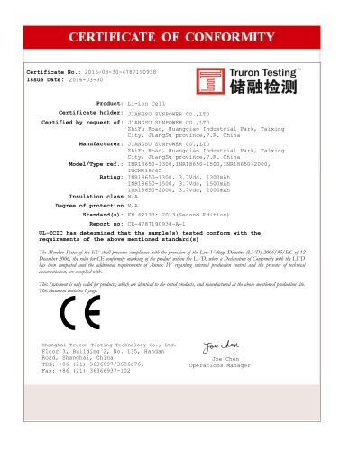  CE BATTERY CELLS 1