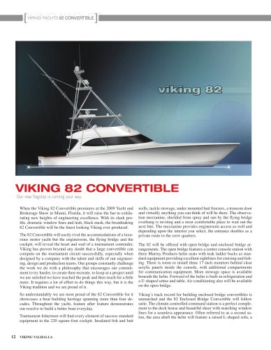 The Viking 82 Convertible