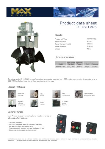 CT225HYD-Product-Data-Sheet