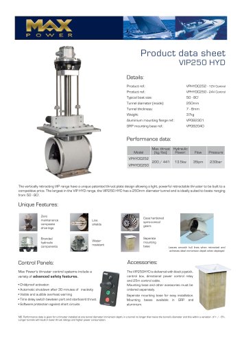 VIP250HYD-Product-Data-Sheet