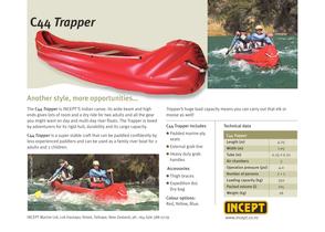 INCEPT C44 Trapper Inflatable Canoe 2+2pers.