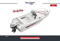 Catalogo Imbarcazioni con fuoribordo: Open Elegance Line, Open Classic Line, Tiller Line - 14