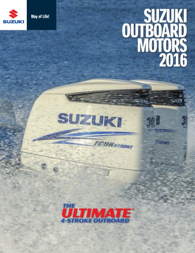 2016 Suzuki Outboard Motors Catalog