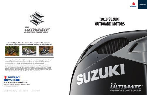 2018 SUZUKI OUTBOARD MOTORS