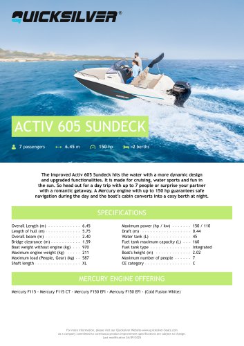 ACTIV 605 SUNDECK