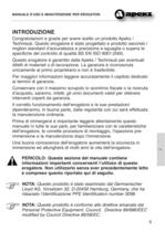 XTX MANUALE D'USO E MANUTENZIONE PER EROGATORI - 5