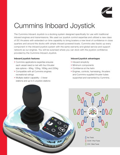 Cummins Inboard Joystick