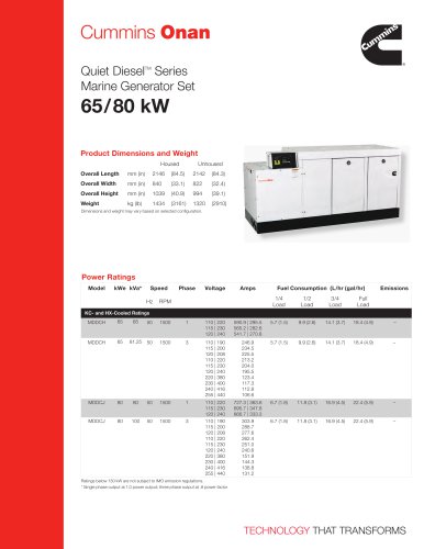 MDDCH/J 65/80 kW