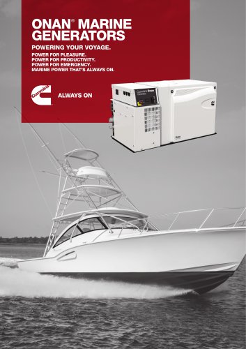 ONAN® MARINE GENERATORS