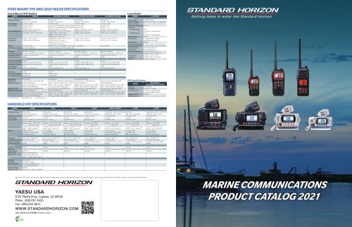 Marine catalog 2021