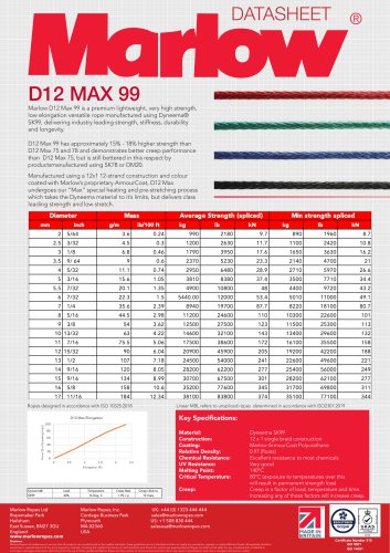 D12 MAX 99