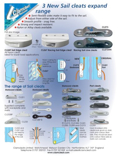 Sail-Cleats-range