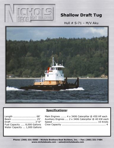 M/V Aku-Tug boat