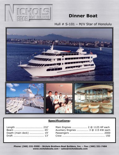 S-101 – M/V Star of Honolulu