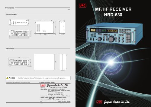 MF/HF Receiver Equipment NRD-630