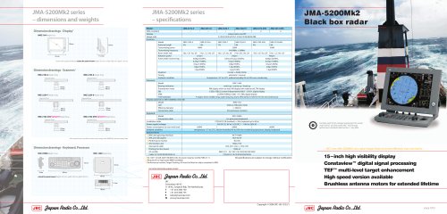 RADAR:JMA-5200MK2 SERIES