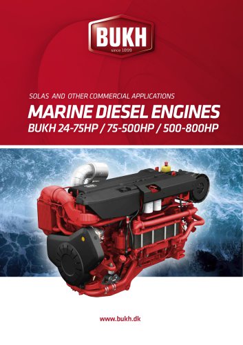 Bukh Product Range 24 - 800 HP