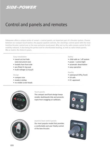 Control & panels & remotes brochure