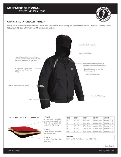 catalyst flotation jacket (Mj5244)