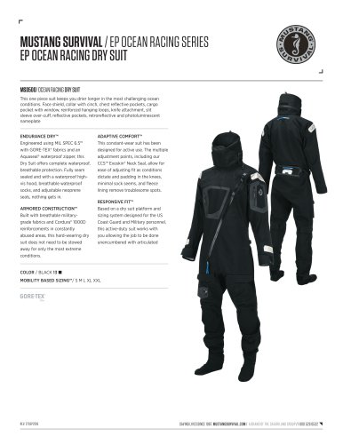 EP 6.5 OCEAN RACING DRY SUIT