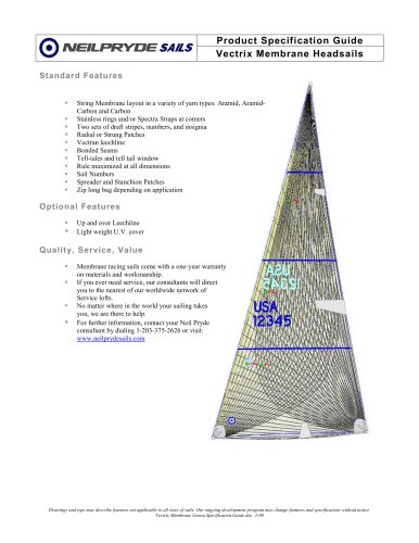 Vectrix Membrane Headsails