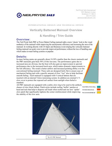 Vertically Battened Mainsail overview