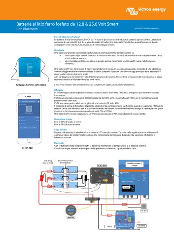 Batterie al litio ferrofosfato da 12,8 & 25,6 VoltSmart