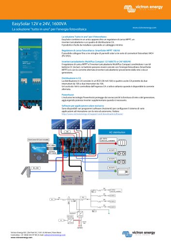 EasySolar 12V e 24V, 1600VA