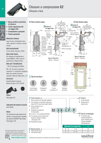 C2 – Chiusure a leva