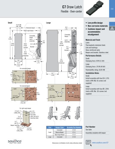 C7  Draw Latch